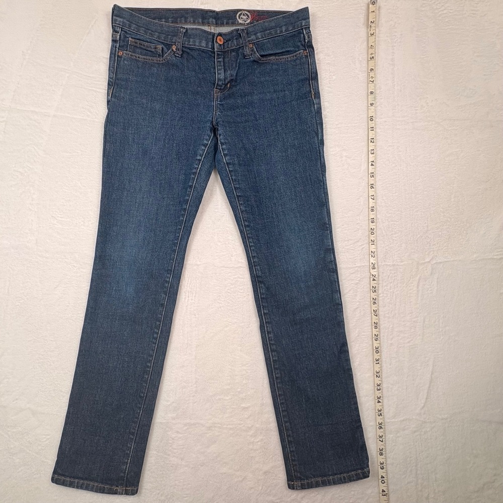 Gap 1969 Limited Edition Straight Leg Jeans Blue Denim Womens 10R Mid Rise